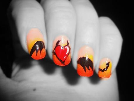 Nail art San Valentin
