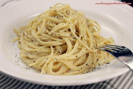 Pasta cacio e pepe (queso y pimienta) a la romana ~ recetas primeros  ~ IMG 8908m