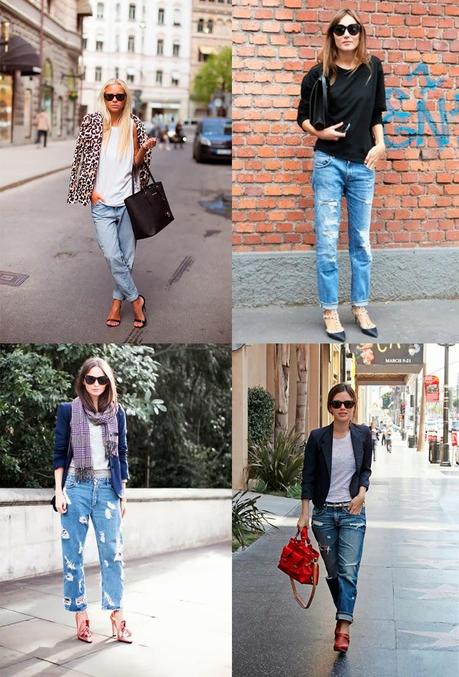 STREET STYLE INSPIRATION; RIPPED JEANS.-