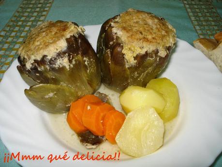 ALCACHOFAS RELLENAS