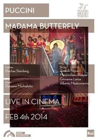 4 DE FEBRERO EN CINES: MADAMA BUTTERFLY, DESDE EL TEATRO REGIO DI TORINO 4 DE FEBRERO EN CINES: MADAMA BUTTERFLY, DESDE EL TEATRO REGIO DI TORINO