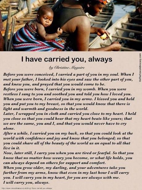 Te he llevado siempre