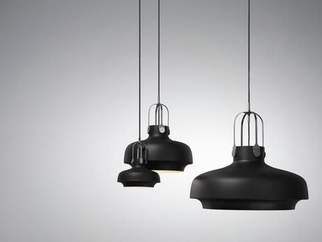 Lámpara Copenhagen Pendant: Estilo industrial suavizado