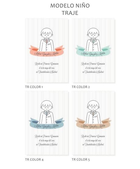 recordatorios estampas comunion