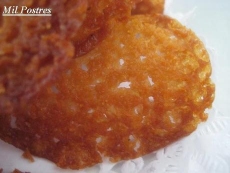 Tejas de naranja y miel