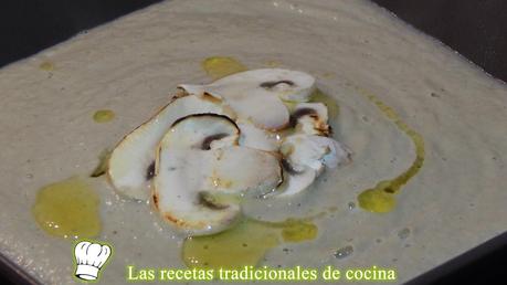 Cómo hacer una crema de setas