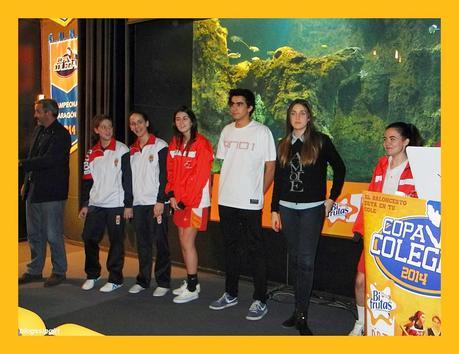S. HA ESTADO ALLI: PRESENTACIÓN COPA COLEGIAL POR BIFRUTAS ARAGON 2014 EN EL ACUARIO DE ZARAGOZA