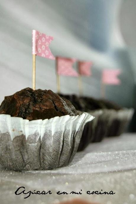 Muffins de chocolate