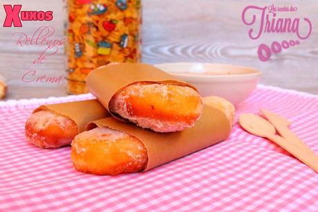 Xuxos rellenos de crema
