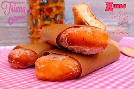 Xuxos rellenos de crema