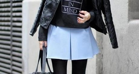 STREET STYLE AZUL PASTEL ,TRENDS