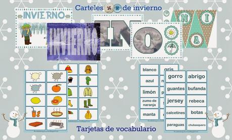 Descargables: Material imprimible para La Caja de las palabras de invierno