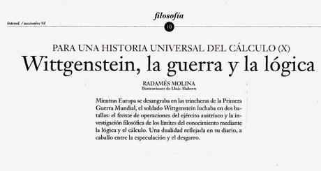 HEMEROTECA: los diarios de Wittgenstein (1998)
