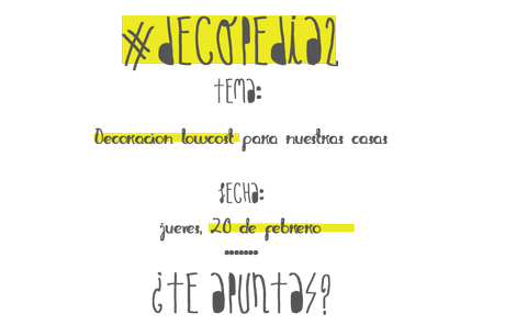más fiestaaaaaaaaaa: #decopedia2!!!!!