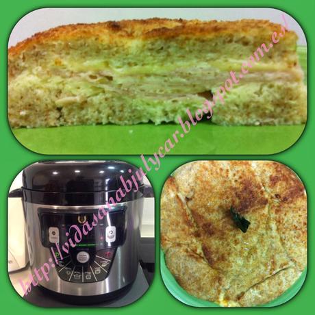 Sandwichon integral de jamón y queso