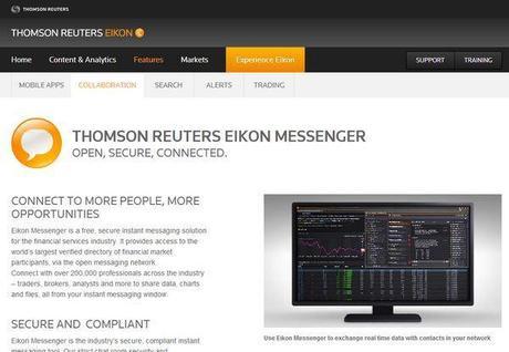Twitter sigue vendiendo la data que generan los usuarios, esta vez a Thomson Reuters thomson-reuters-eikon