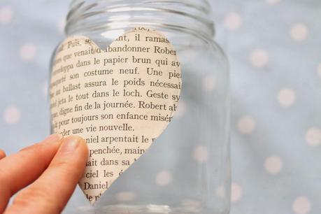 DIY - Portavelas vieux livre