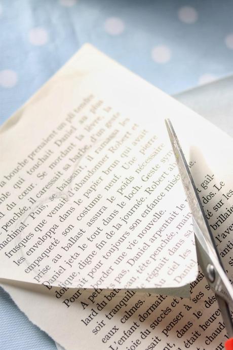 DIY - Portavelas vieux livre