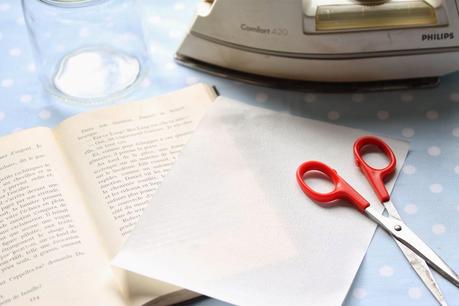 DIY - Portavelas vieux livre