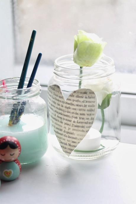 DIY - Portavelas vieux livre