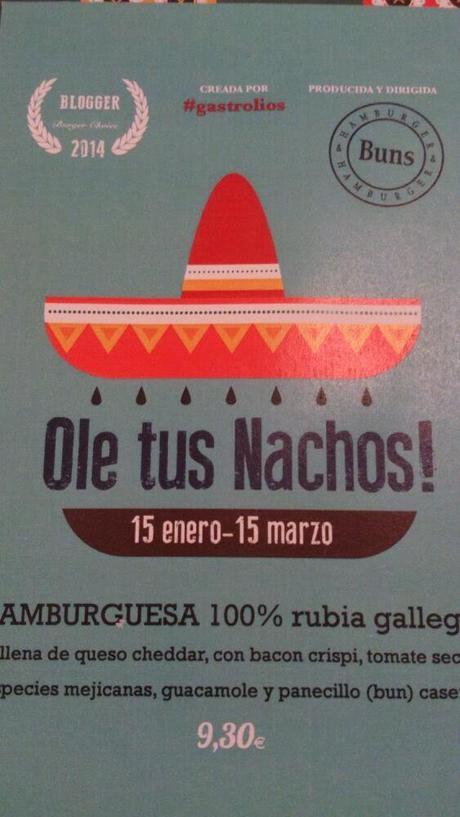 En el Buns & Burgers la sabrosa hamburguesa bloguera Olé tus Nachos