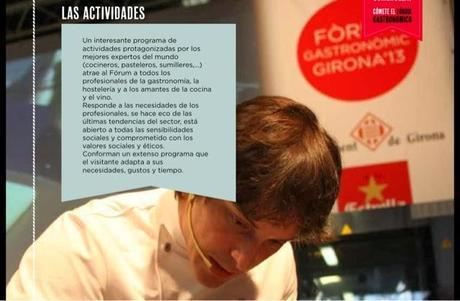 Forum Gastronómico Coruña 2014... un montón de actividades