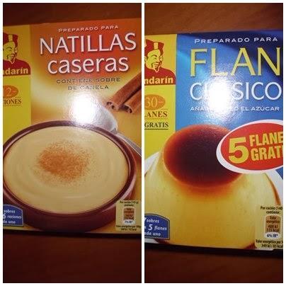 Degustabox Enero (2014), cajitas diferentes flan chino