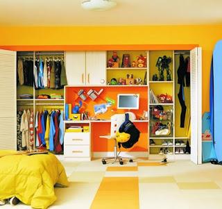 Walk in closet  para nuestro hijos