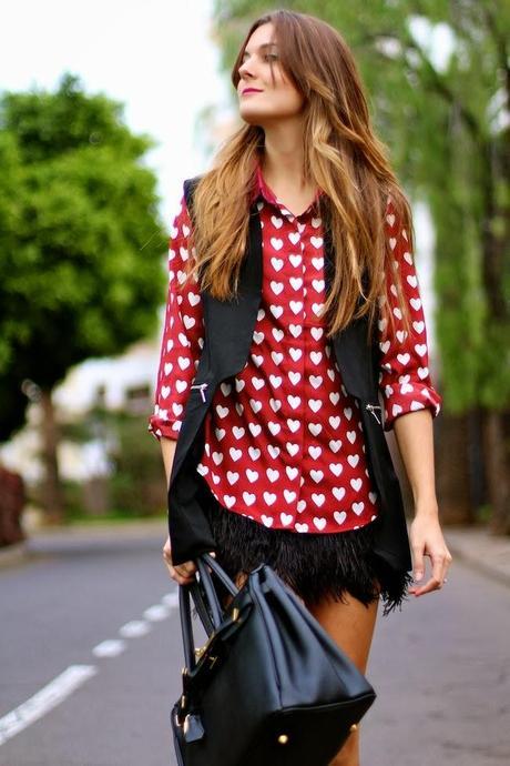 Hearts and feathers Hearts and feathers