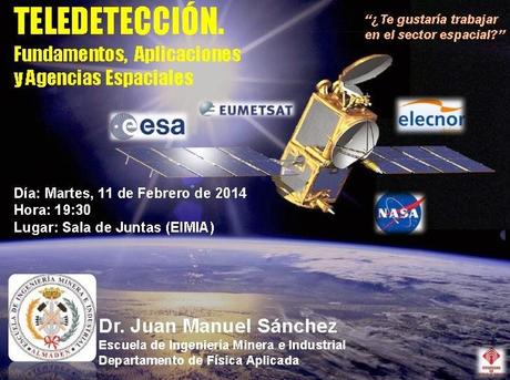 Conferencia sobre Teledetección en la EIMI Almadén