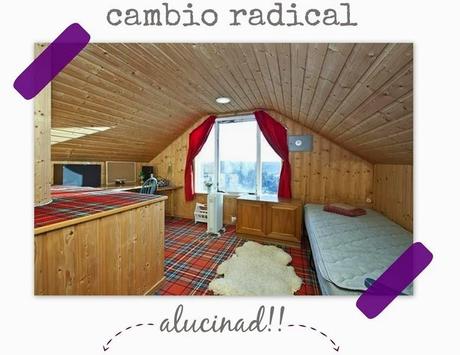 cambio radical en una buhardilla