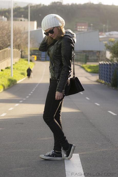 Outfit Low Cost: White Beanie