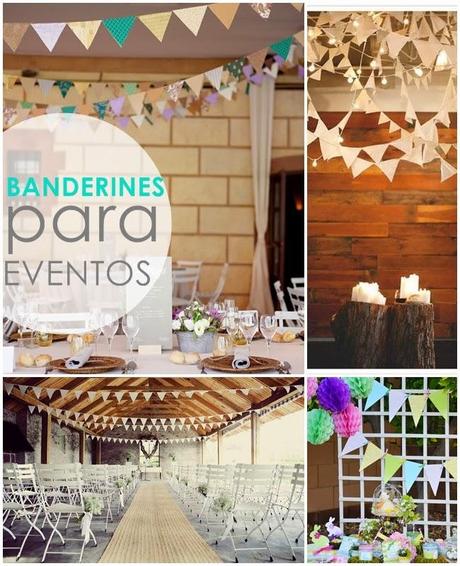 Ideas para decorar con BANDERINES!