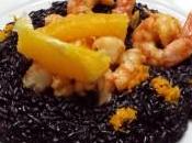 Arroz venus naranja gambas