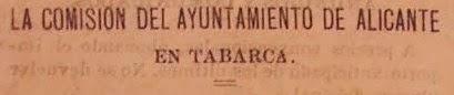 La visita municipal a Tabarca en 1878