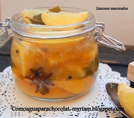 LIMONES MACERADOS.
