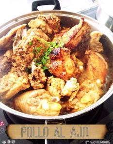 Pollo al ajo