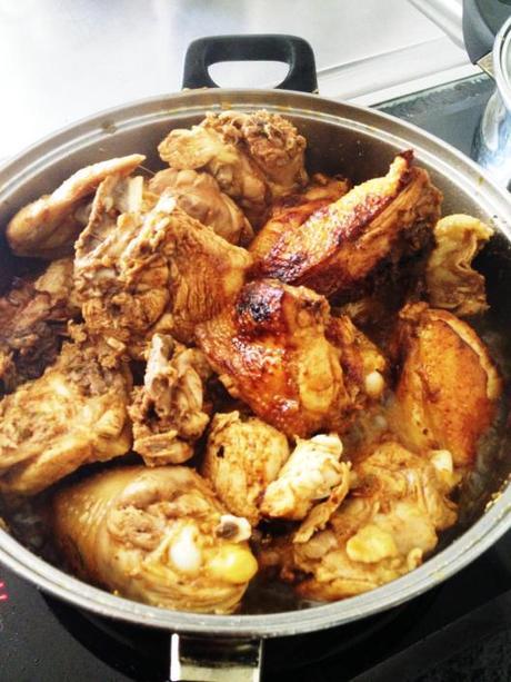 Pollo al ajo Pollo al ajo