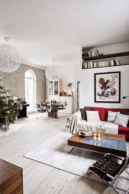 UNA VIVIENDA ITALO-DANESA LISTA PARA LA NAVIDAD