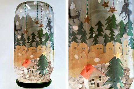 DIY NAVIDEÑO EN UN TARRO DE CRISTAL