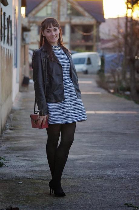 persunmall, http://www.persunmall.com, CyA, deichmann, primark, bySan complementos, pata de gallo, Vestido, look blanco y negro, look invierno, blog alicante, blog moda, tendencia, 