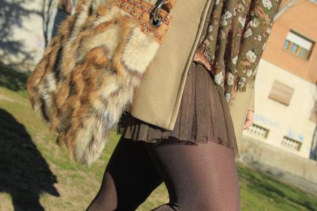 Brown tulle skirt, tutu