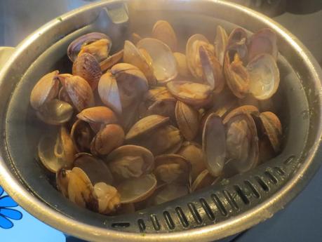 Espaguetis con almejas