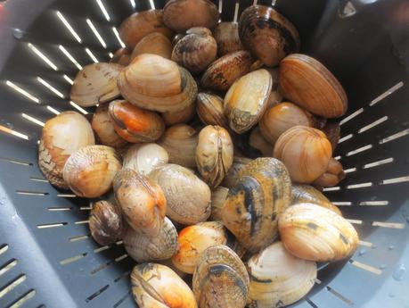 Espaguetis con almejas