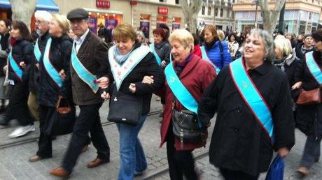 Les franc maçons sont descendus dans la rue © Photo Mariella Coste