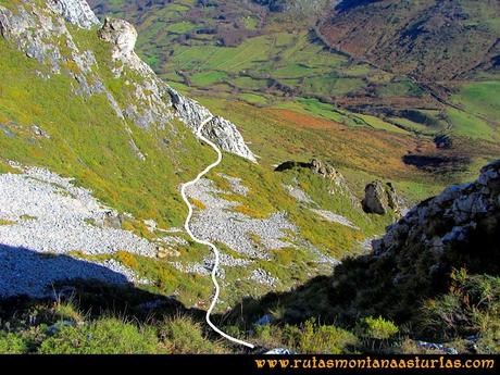 Rutas Montaña Asturias: Subiendo por la Canal a la Hoya