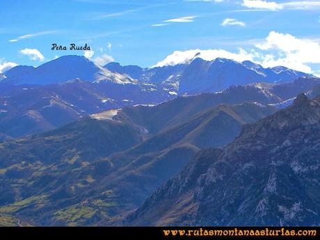 Rutas Montaña Asturias: Vista del macizo de Ubiña y Peña Rueda