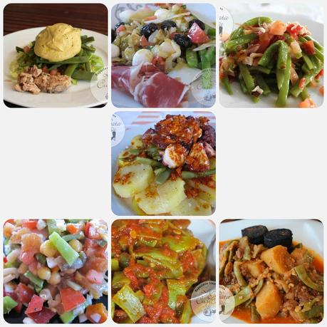 JUDIAS VERDES CON BACON AL PERFUME DE ROMERO