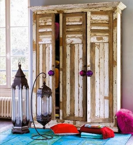 RECICLAR UN VIEJO O ANTIGUO ROPERO COMO MUEBLE DEL SALÓN