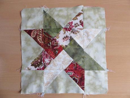 Bloque del mes: Weave Star / Block of the Month: Weave Star